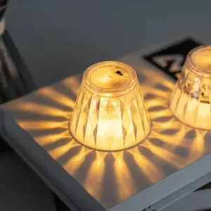 Cup-Shaped Crystal LED Table Lamp Modern Decorative Night Light